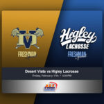 desert vista lacrosse vs higley lacrosse freshman teams